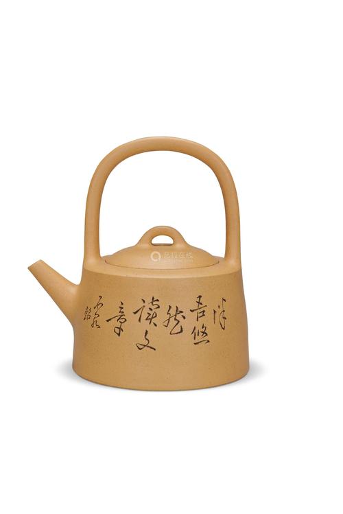 当代 周桂珍曼生提梁壶