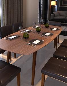 餐桌餐桌椅搭配图片餐桌尺寸保养知识