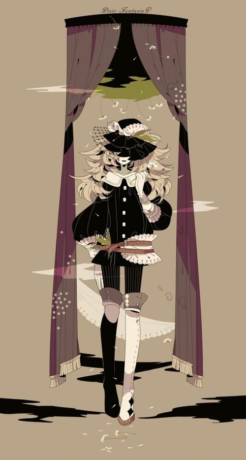 插画师【keeggy】傀儡童话 诡异 黑故事 人偶娃娃 二次元 黑暗 哥特风