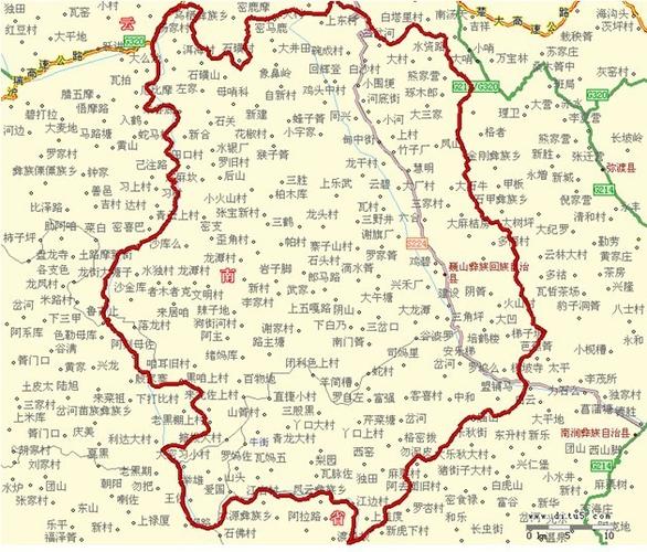 巍山彝族回族自治县 (地点|行政区划)