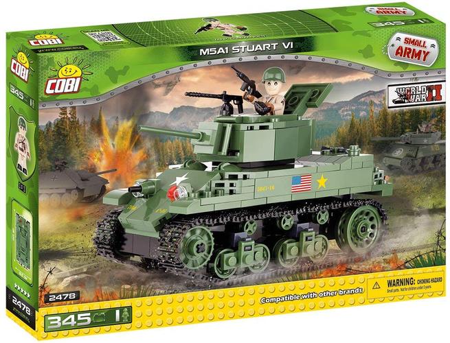 cobi small army系列 m5a1 stuart vi 斯图亚特6型坦克 prime会员凑单