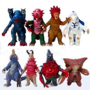 奥特曼大怪兽软胶古墩地狱犬谢帕顿美尔巴布莱克王杰顿萨德拉玩具