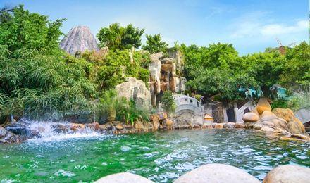 中山三乡泉眼温泉酒店2天1晚 含自助早餐 自助晚餐 自助宵夜 温泉