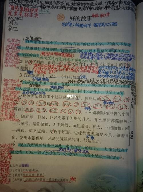 六年级语文 《好的故事 》_小学学习笔记_教育_小学