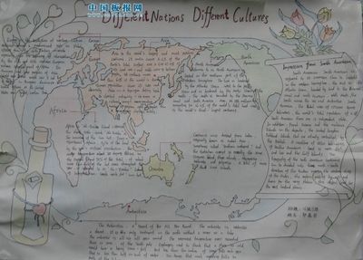 获奖对话英语手抄报 获奖英语手抄报