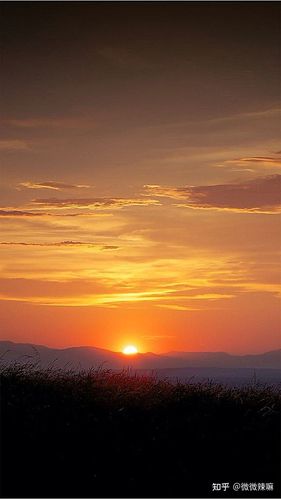 好看的夕阳照片