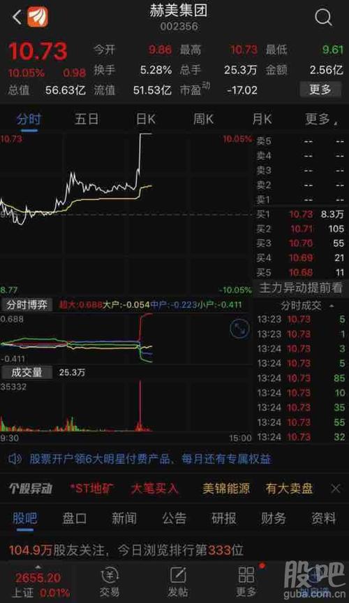 看看_*st赫美(002356)股吧_东方财富网股吧