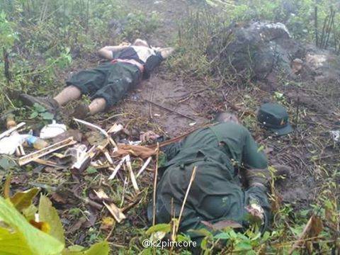 sspp/ssa 北掸邦军在与缅军战斗中死亡的战士