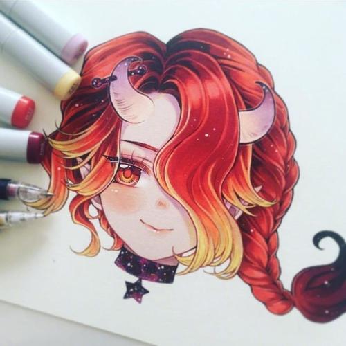 零基础怎么用马克笔画出好看的动漫人物