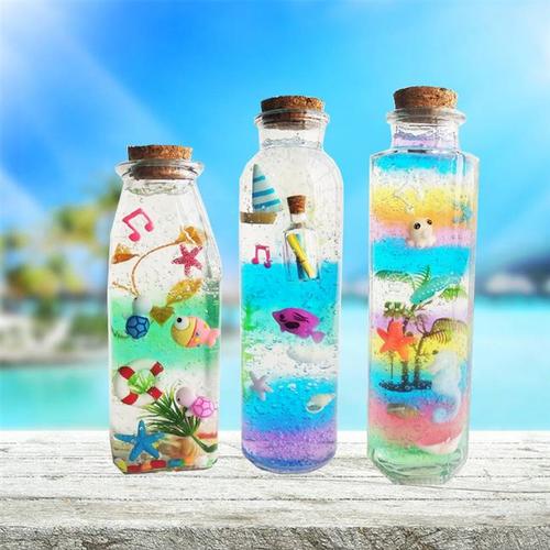 海绵宝宝水晶泥漂流瓶图片