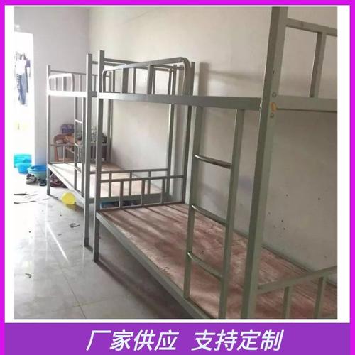 杰顺批发 郑州宿舍上下床 工地高低床 铁艺双层床