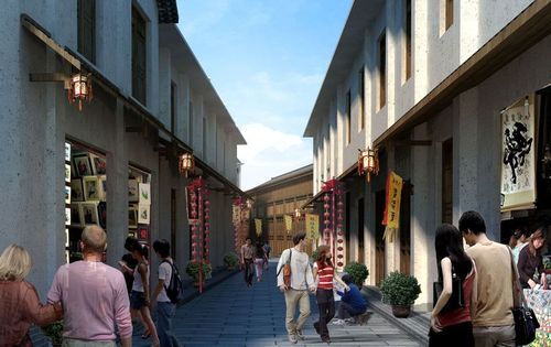 老街改造效果图