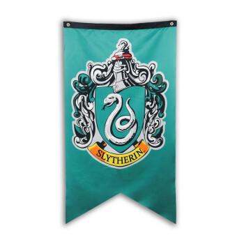 学院旗帜四大学院徽章标志班旗队旗海报彩色旗挂旗斯莱特林12570cm