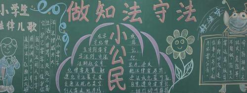 全国法制宣传日黑板报内容