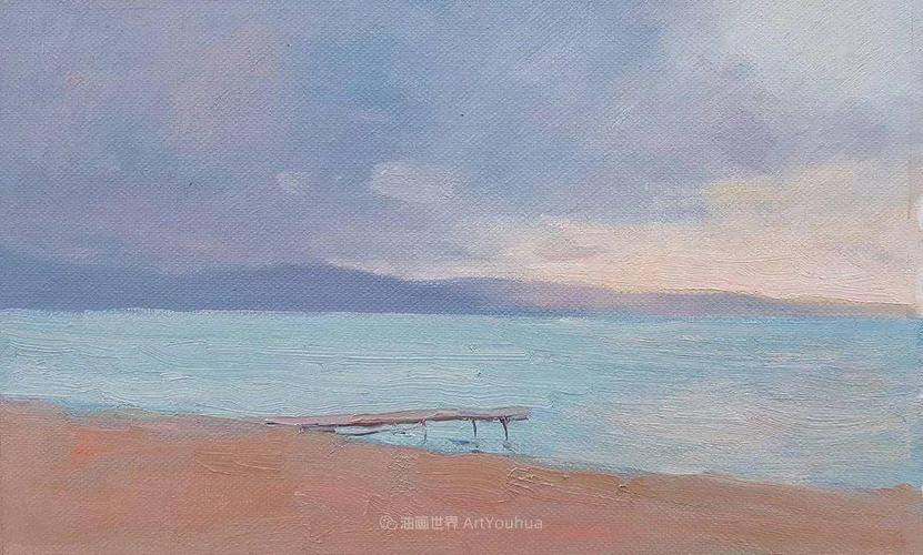 如此清新秀丽的油画风景简简单单的美