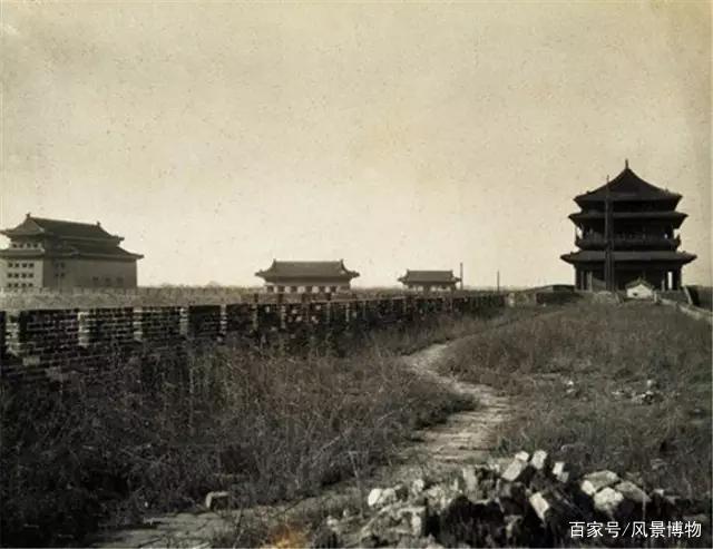 老照片,清末民初的德胜门,历史的承载者