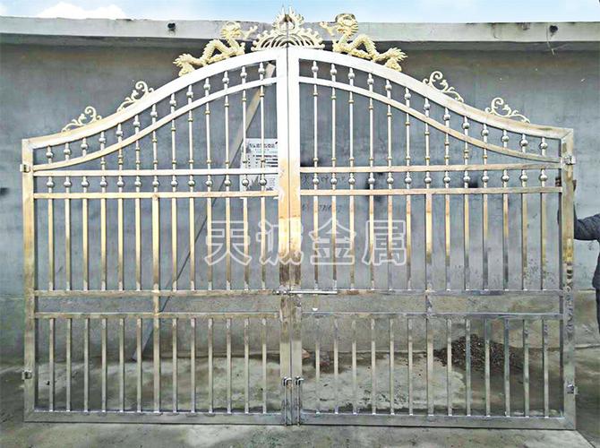 推荐304不锈钢大门双开庭院门对开门