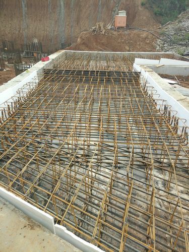 3#涵洞第九,十节盖板钢筋绑扎完成