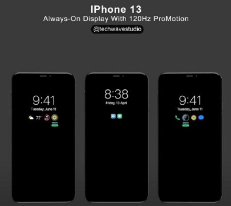 a15 芯片,刘海会更小,其实息屏显示的话对于很多安卓手机来说都是不