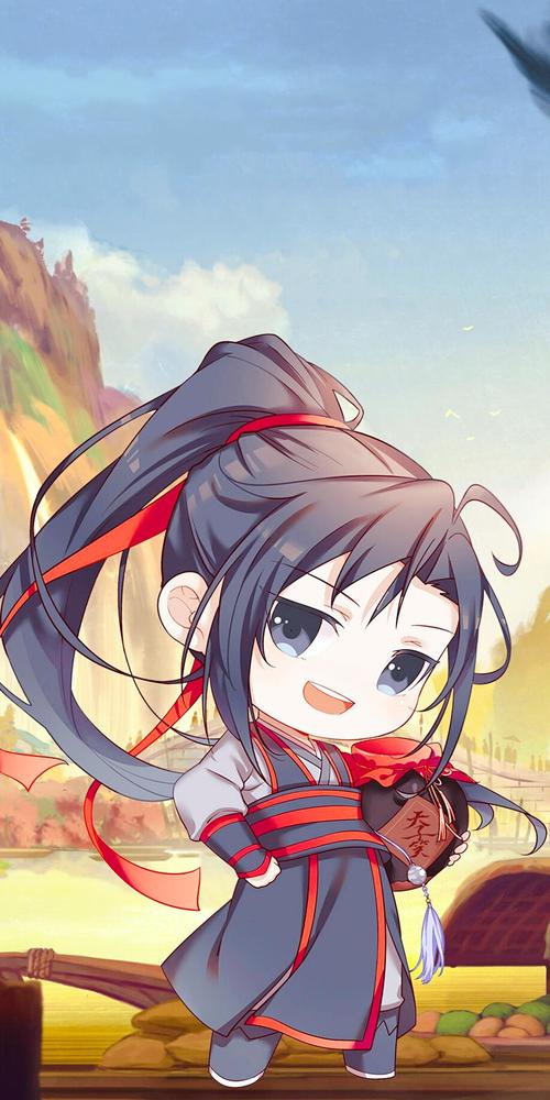 魔道祖师壁纸魏无羡魏婴q版