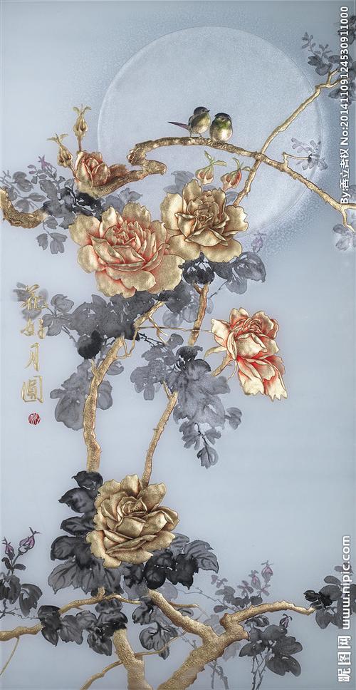 花好月圆 月季 玫瑰 图片