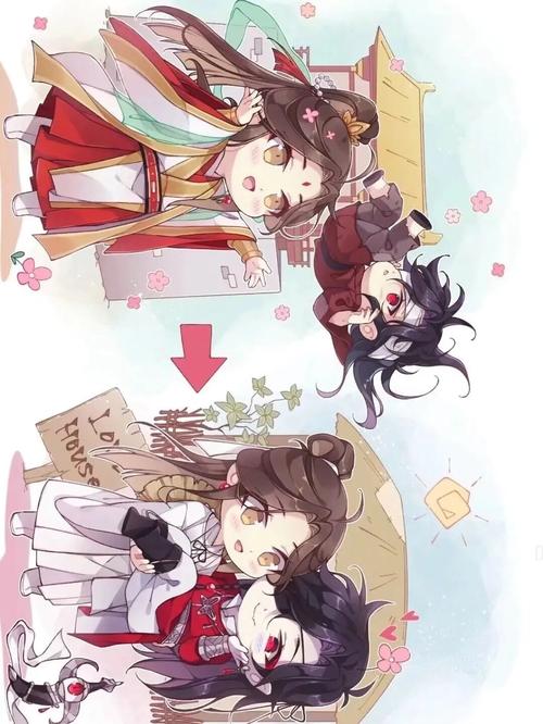 天官赐福,#魔道祖师  q版_魔道祖师_影视_动漫_动漫