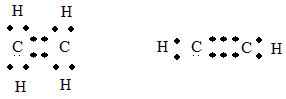 c2h4和c2h2的电子式?