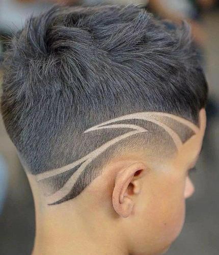 简单的雕刻发型