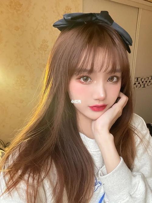 焦糖暖棕色 上海染发 上海做头发_发色_染发_焦糖_显白_黄皮_焦糖色