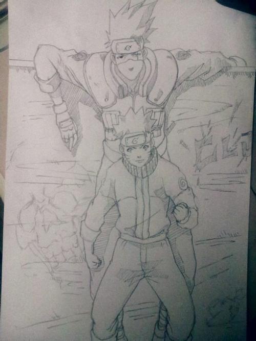 火影忍者漩涡鸣人图片素描画图片大全3