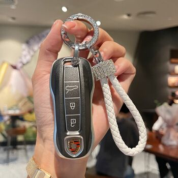 紫旭新品保时捷钥匙扣适用20新保时捷macan钥匙套改装718卡宴帕拉梅拉