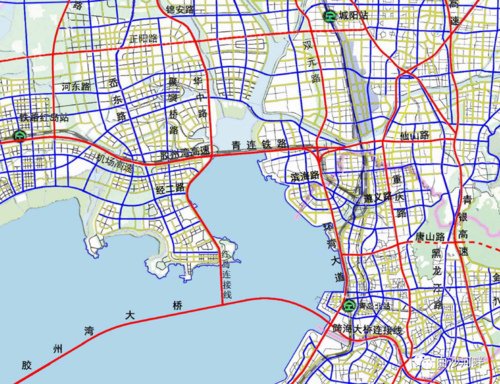 王集浩:根据青岛市城市综合交通规划,规划了跨海大桥,环湾大道,胶州湾