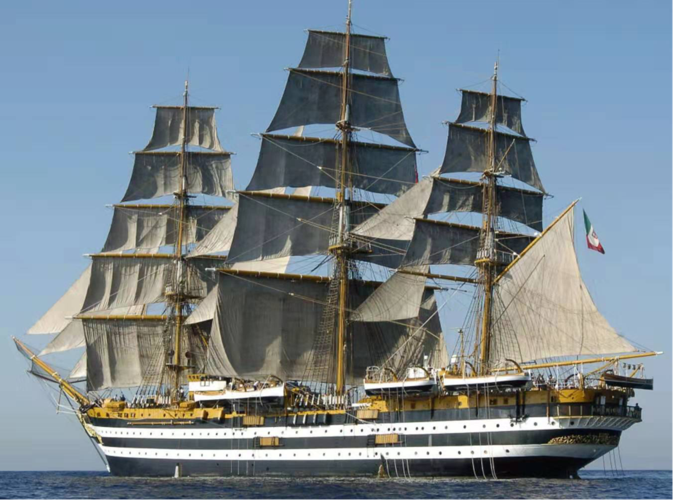 意大利海军90岁高龄的风帆战列舰熬没了一代又一代的先进战舰