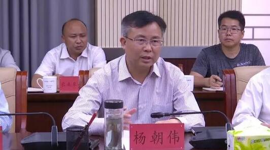 杨朝伟作发言
