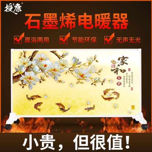 净央石墨烯取暖器电暖画碳晶墙暖壁画电热板画电暖器家用节能省电