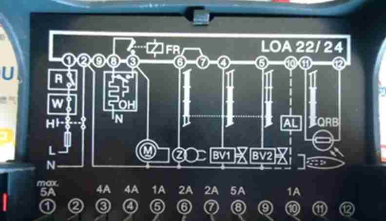 高档燃烧机控制器燃烧器程控器柴油锅炉配件程序控制盒子loa24171