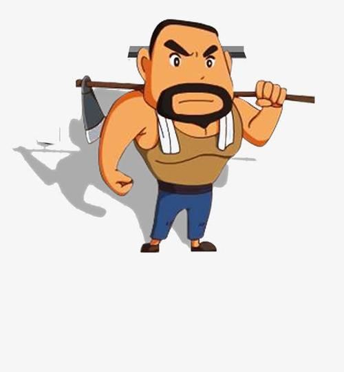 手绘/卡通 卡通元素 > 扛锄头农民 收藏 [声明] 觅元素所有素材为用户