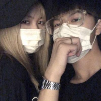 高冷一男一女情侣头像大全