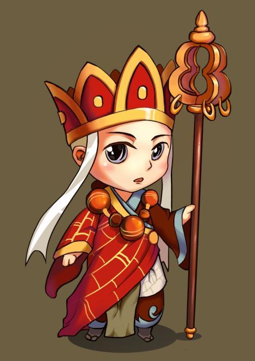 唐僧q版简笔画唐僧手绘画  育儿手绘简笔画《西游记》之唐僧