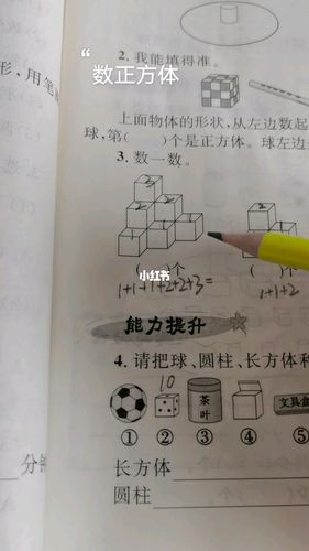 一年级上册 快速数正方体_知识_校园教育