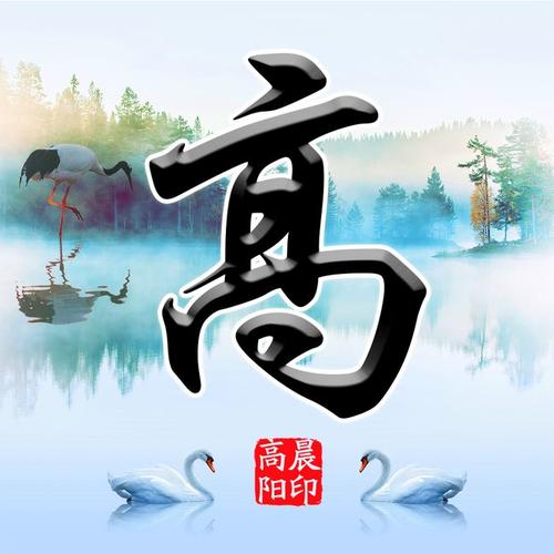 姓氏头像,微信壁纸,大气传统中国风姓氏头像,22张大放送