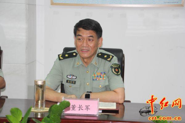 中国人民革命军事博物馆馆长董长军少将做重要讲话.(陈龙狮摄)