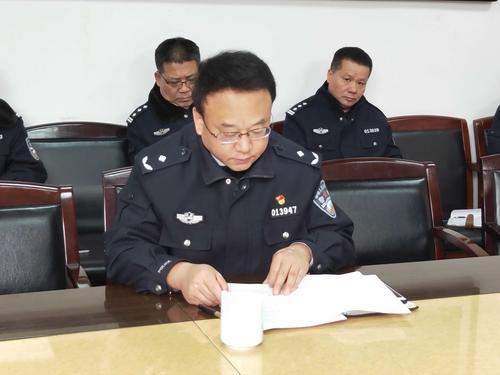 市局政治部副主任韩学敏来警察训练支队检查指导工作