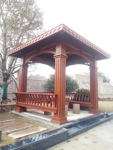 长期提供防腐木四角凉亭 欧式防腐木凉亭 庭院凉亭