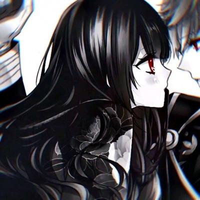 黑暗风情侣头像情侣头像黑暗系独一无二