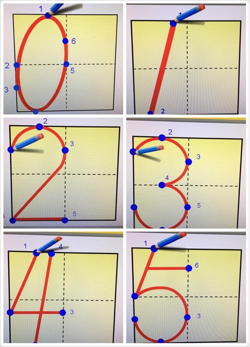 ——记红小一(2)一(3)班数字书写比赛