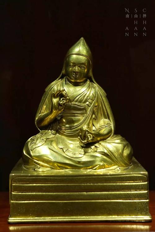 扎那巴扎尔祖师像 17世纪 高:h 52cm 直径:w 37cm