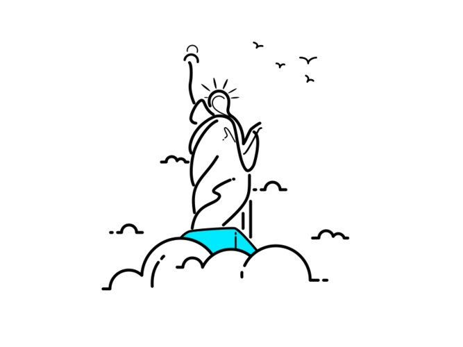 美国自由女神像