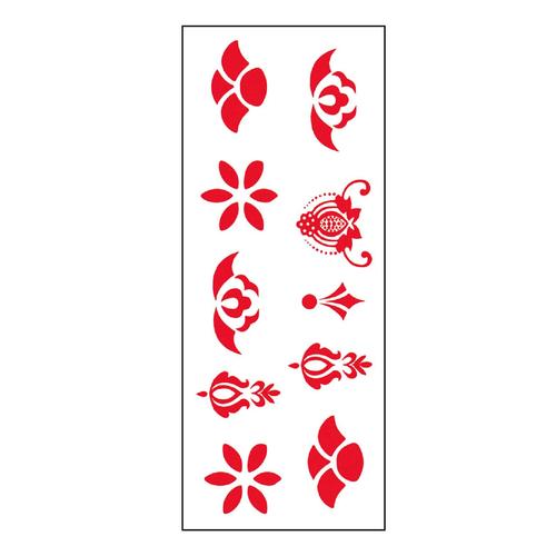 眉心花钿古装影楼摄影化妆道具小眉心额心纹身贴女孩儿童装扮贴