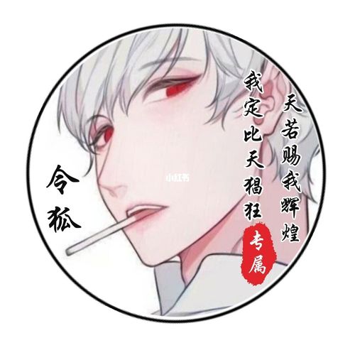 酷帅佛系姓氏头像_动漫_素材_头像
